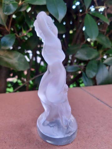 Lalique - Beeld, Diana con fauno - 12 cm - Kristal