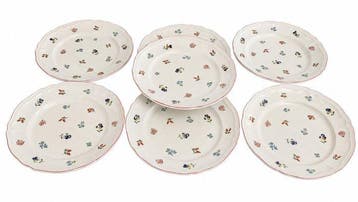 Villeroy & Boch - RARE 7 Grandes Assiettes Luxe -