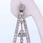 Oorbellen - 18 karaat Witgoud - 2.00ct. tw. Diamant, Nieuw