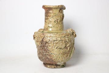 Vase - Grès - Japon - Suzuki Goro (, 1941–) - Motif de