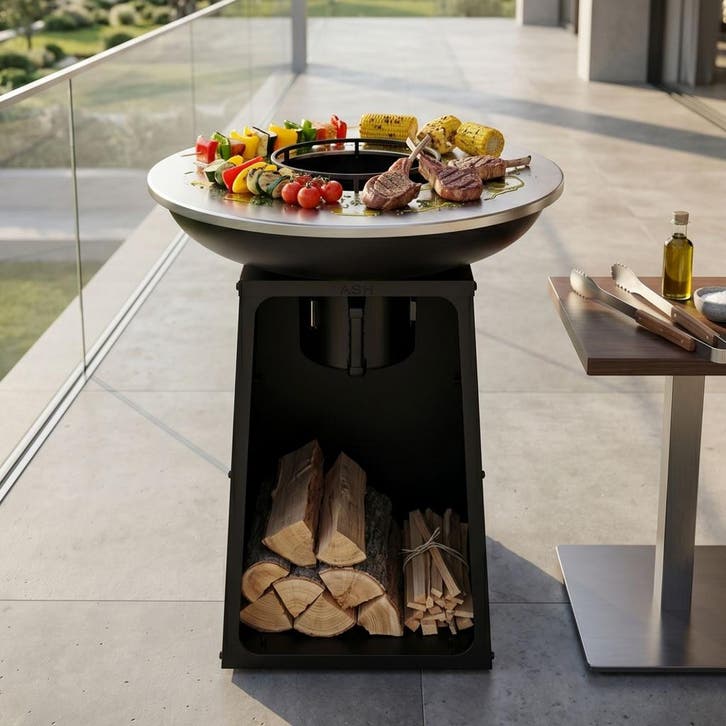 ASH Vulcan XL Plancha BBQ Zwart, Jardin & Terrasse, Barbecues au charbon de bois, Envoi