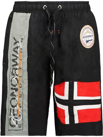 Geographical Norway Zwembroek Quemen Zwart, Verzenden