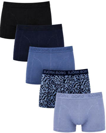 Bjorn Borg Boxers Cotton Stretch 5-Pack Blauw maat XXL Heren, Kleding | Heren, Verzenden, Blauw, Bjorn Borg, Boxer