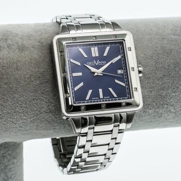 GEOVANI - Swiss Diamond Watch - GOM596-SS-D-9 - Zonder, Nieuw