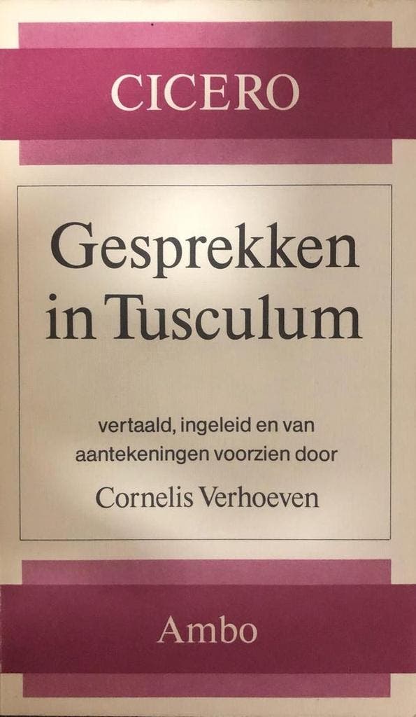 Gesprekken in Tusculum 9789026304965 Cicero, Livres, Philosophie, Envoi