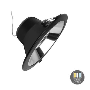 LED Downlighter Tri-Color 19W Ø23 cm Zwart IP22, Maison & Meubles, Verzenden