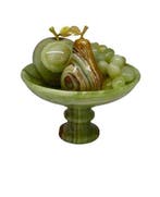 Ornement décoratif (4) - Bol à fruits en onyx