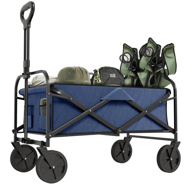 Avalo Bolderkar XL Blauw, Caravanes & Camping, Chariots, Envoi
