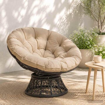 vidaXL Papasan Stoel Kussen VIANEN 100% Polyester, Verzenden