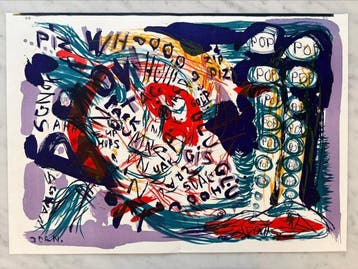 Asger Jorn (1914-1973) - 2 x Untitled (from the One Cent