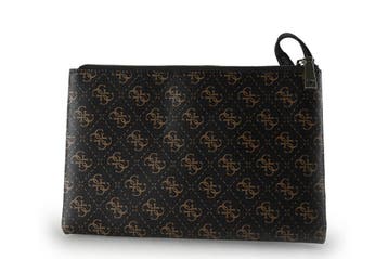 Guess Schoudertas Bruin, Handtassen en Accessoires, Tassen | Damestassen, Verzenden, Zo goed als nieuw, Bruin