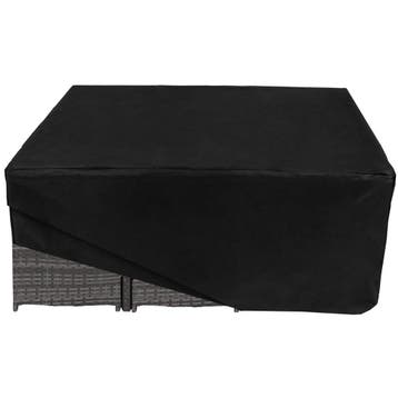 Aluminium rotan zitgroep New York 6+4+1 met beschermhoes, Tuin en Terras, Verzenden, Nieuw