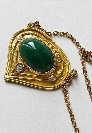 Ketting met hanger - 18 karaat Geel goud