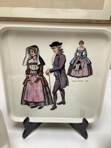 Villeroy & Boch - Service à thé et café (9) - Burgherdragt, Antiquités & Art