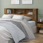 vidaXL Hoofdbordkast 200x18,5x104,5 cm gerookt eikenkleurig, Huis en Inrichting, Slaapkamer | Bedden, Verzenden, Nieuw