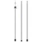 vidaXL Luifelstok telescopisch 102-260 cm aluminium, Caravans en Kamperen, Verzenden, Nieuw