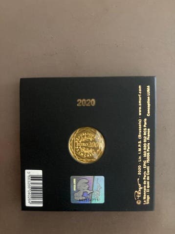France. 200 Euro 2020 Les Schtroumpfs, Timbres & Monnaies