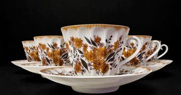 Lomonosov Imperial Porcelain Factory - Koffieservies (12) -