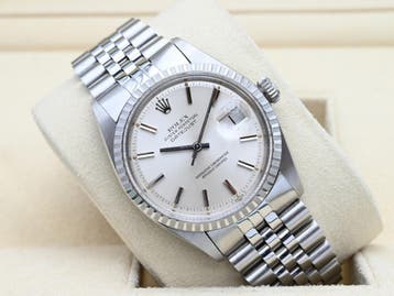 Rolex Datejust Ref. 1603 Year 1980 (Box & Papers), Staal, Polshorloge, Ophalen of Verzenden, Zo goed als nieuw