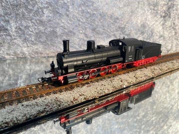 Piko H0 - 57550/56161/56190 - Stoomlocomotief met tender (1), Nieuw