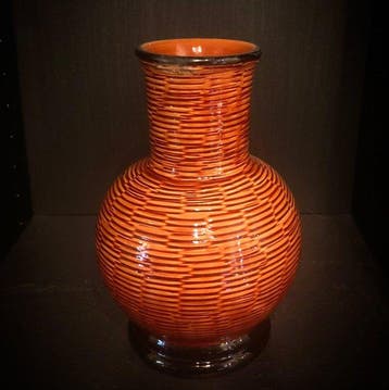 Bitossi - Aldo Londi - Vaas - Keramiek - Decoro Vimini