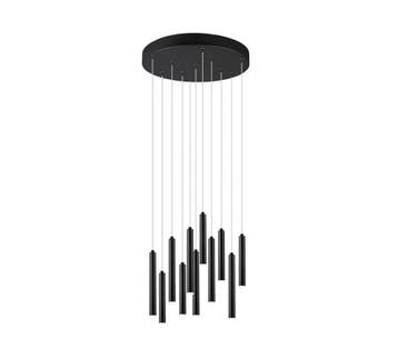 Trio TUBULAR hanglamp | LED | mat zwart | Ø 40 cm | IP20 | 1, Verzenden
