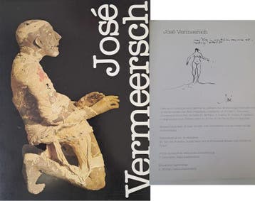Tentoonstelling José Vermeersch (Gesigneerd + Persoonlijke T, Verzenden