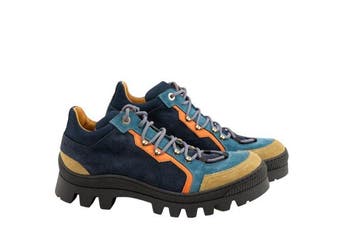 TESTONI - 8 UK - 42 IT Sneaker Oxford Suede + Tech Fabr.