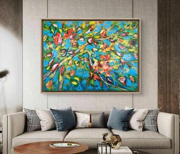 Jana Noldin - Original Painting The song of flowering - ll