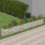 vidaXL Gabion plantenbak verhoogd 470x50x50 cm, Verzenden, Nieuw