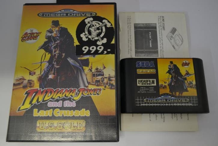 Indiana Jones And The Last Crusade (MD CB), Consoles de jeu & Jeux vidéo, Jeux | Sega