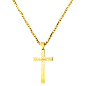Fako Bijoux - Cubaans Kruis Voor Mannen Medium - Ketting Met, Verzenden, Nieuw