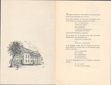 Dutch & Surinamese Judaica - Four Synagogue and