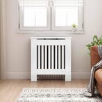 vidaXL Radiator Cover Hoogglans wit 78 x 19 x 81,5 cm, Verzenden