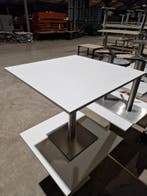 Tafel vierkant 80x80 rvs poot gebruikt, Ophalen of Verzenden, Nieuw in verpakking