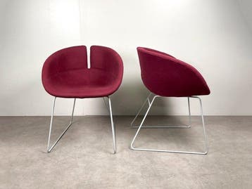 Moroso - Patricia Urquiola - Fauteuil - fjord - Staal,