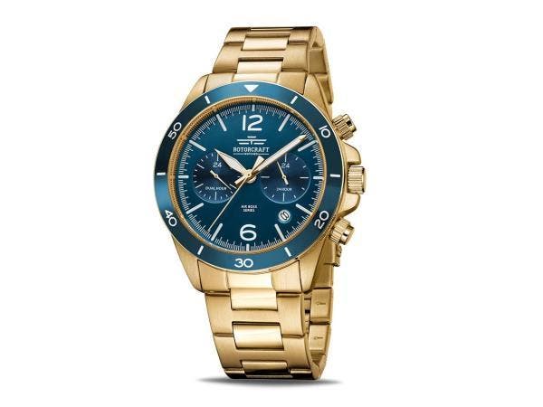 Veiling - Rotorcraft horloge Air Boss RC1210 heren dual time, Handtassen en Accessoires, Horloges | Heren