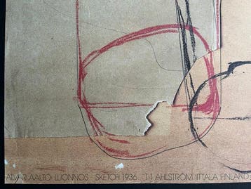 Alvar Aalto - Alvar Aalto Sketch 1936 Poster, 1983 (numbered