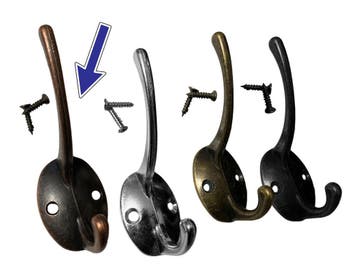 Set van 6 metalen haken, hangers voor jassen en hoeden (kle, Verzenden, Nieuw