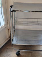 Servierwagen – abc HOME Living – verchromt klappbar -