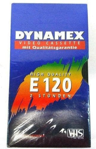 Vintage Dynamex E 120 VHS-videoband, 2 uur, Verzenden, Nieuw