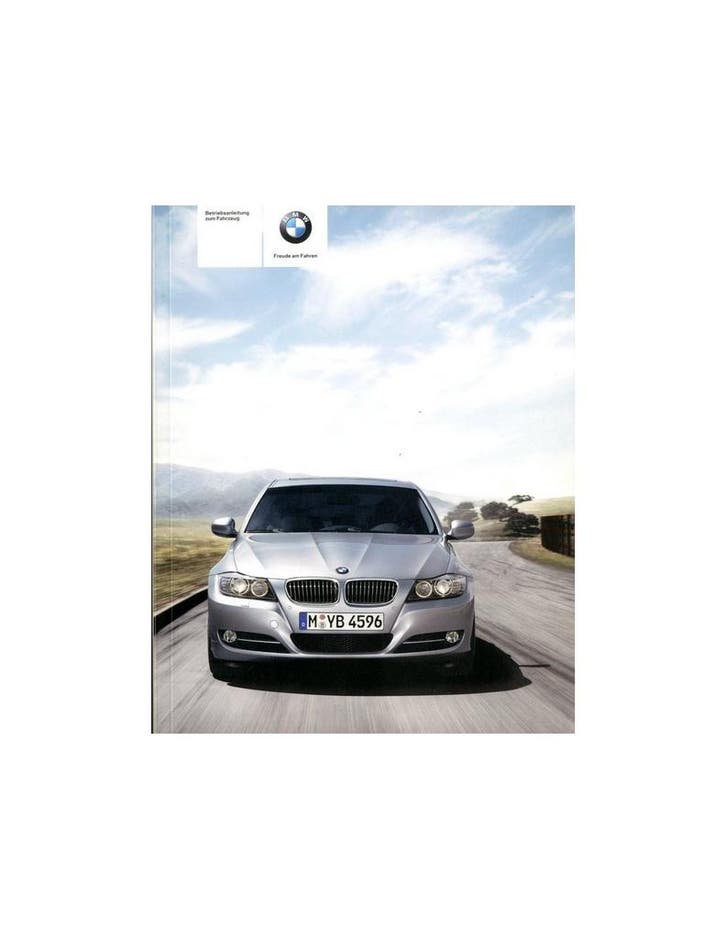 2009 BMW 3 SERIE INSTRUCTIEBOEKJE DUITS, Auto diversen, Handleidingen en Instructieboekjes, Ophalen of Verzenden
