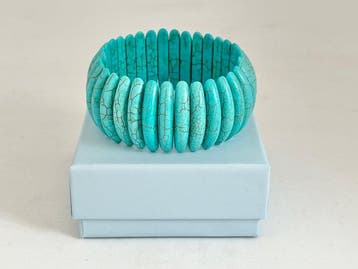Turkoois Howlith Armband- 63 g