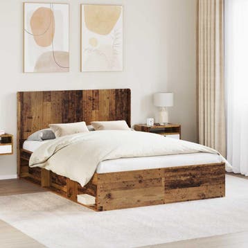 vidaXL Hoofdbord Oud hout, Verzenden, Nieuw