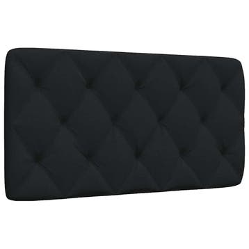 vidaXL Hoofdbordkussen 100 cm stof zwart, Verzenden
