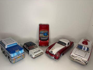 Mixed Brand - Blikken speelgoed - Tinplate Friction Toys Lot