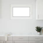 vidaXL Kelderraam RISOR 90 x 70 cm PVC en Glas, Doe-het-zelf en Bouw, Verzenden, Nieuw