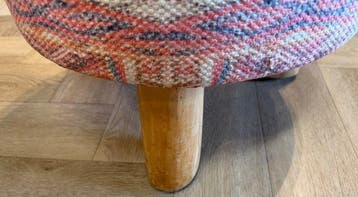 Vintage modern Poef ( no reserve price ) - - Kelim - 37 cm -