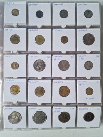 Thaïlande. Lot 179 stuks (Sans prix de réserve), Timbres & Monnaies