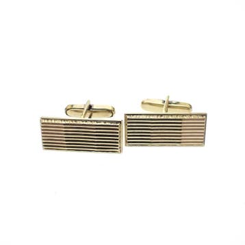 Gouden manchetknopen, Handtassen en Accessoires, Manchetknopen, Ophalen of Verzenden, Gebruikt, Goud